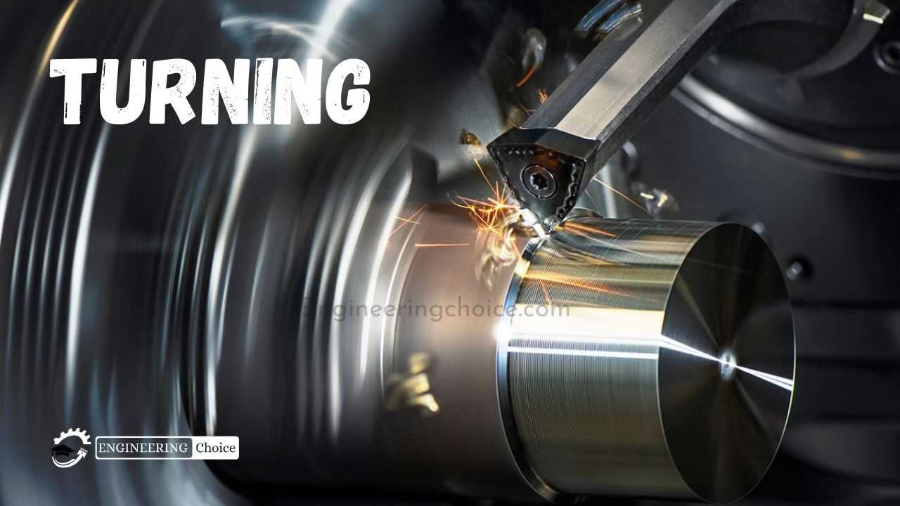 Turning is a form of machining, a material removal process, which is used to create rotational parts by cutting away unwanted material.