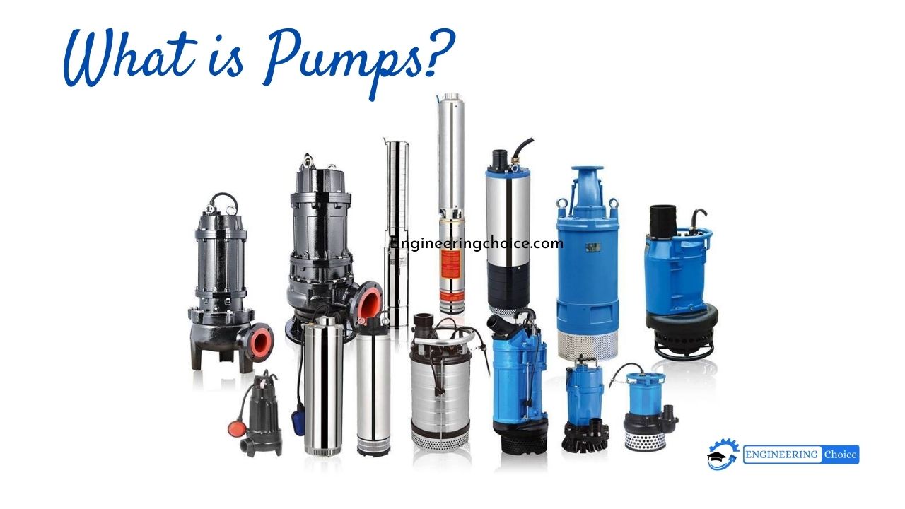 A Pump is Mechanical Device, that uses to move fluids from by mechanical action, typically converted from electrical energy into hydraulic energy.